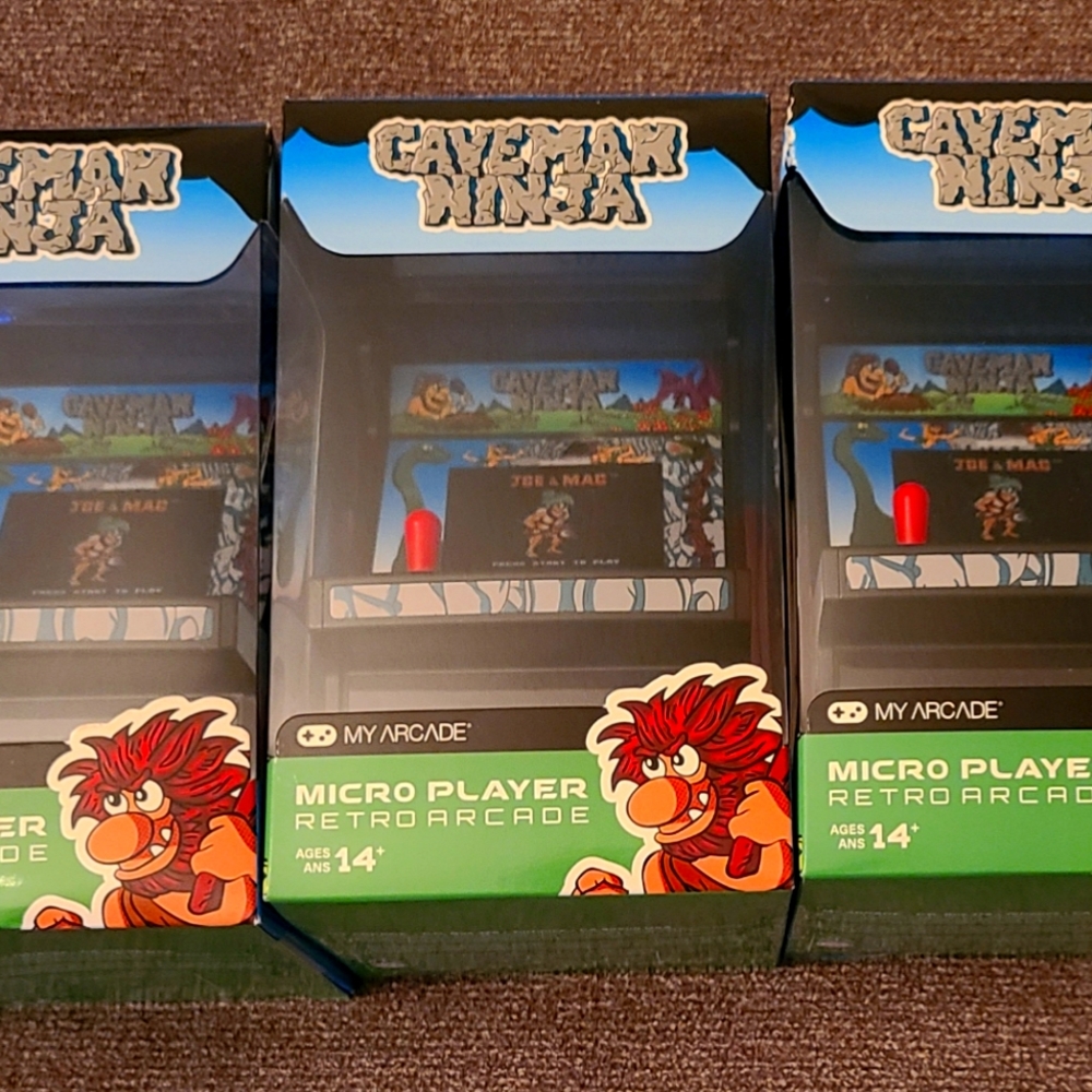 Cave man ninja micro arcade player